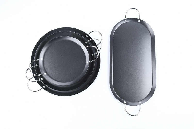 Non-stick Comal Pan with steel handles